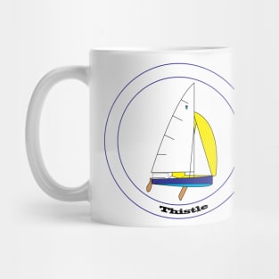 Thistle Sailboat Mug